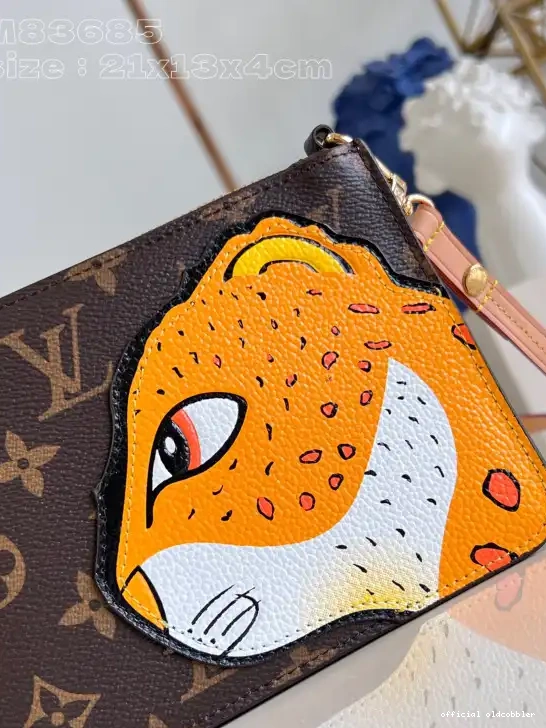 Official oldcobbler VUITTON LOUIS Pouch-21.5*13*4.5CM Lexington 0604